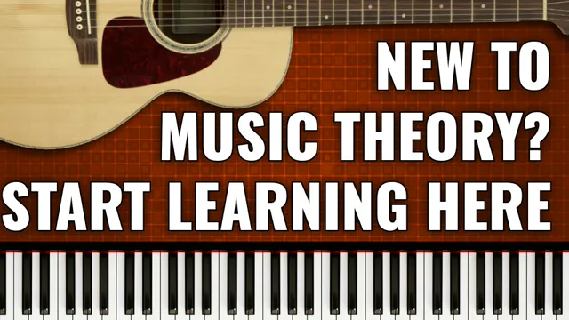 New To Music Theory? Start Here!